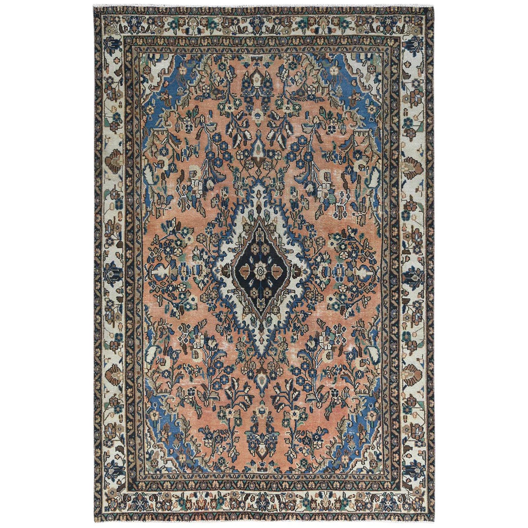 Overdyed & Vintage Rugs LUV730584